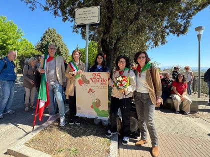 Per la Festa della Liberazione intitolato il Belvedere alle partigiane torritesi Marta Pascucci e Romana Fibursi 