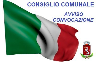 Immagine Bandiera Italiana e Stemma del Comune