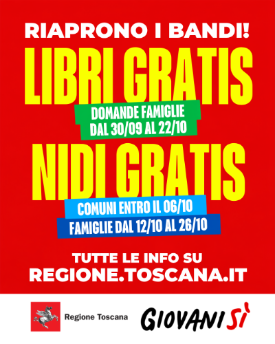 Riapertura termini di Nidi e Libri Gratis