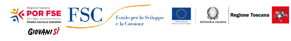 Loghi Regione Toscana per Fondo Sociale Europeo